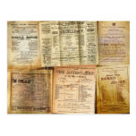 The Playbills postcards