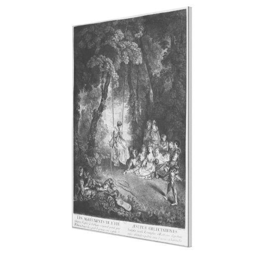 The pleasures of summer canvas prints