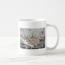 The Pleasures Of The Fishing Village By Wu Wei Coffee Mugs