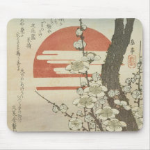 The Plum Tree and The Rising Sun Mousepad