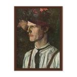The Poacher Fragment By Leibl Wilhelm postcards