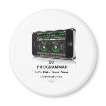 The Pocket Dj Fridge Magnet
