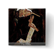 The Poet By Schiele Egon Pin