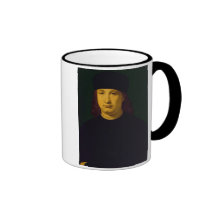 The Poet Casio, c.1495-1500 (oil on panel) Mug