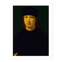 The Poet Casio, c.1495-1500 (oil on panel) Post Card
