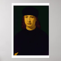 The Poet Casio, c.1495-1500 (oil on panel) Poster