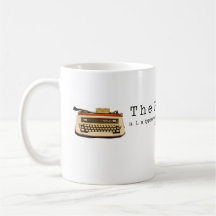 The Poetry Store banner mug
