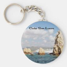The point at Cabo San Lucas Key Chain