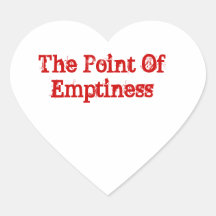The Point Of Emptiness Sticker