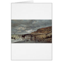 The Pointe de La Hève at Low Tide (1865) Cards