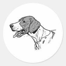 THE POINTER ROUND STICKERS