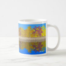 the pond - autumn mug