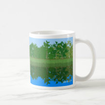 the pond - summer coffee mugs