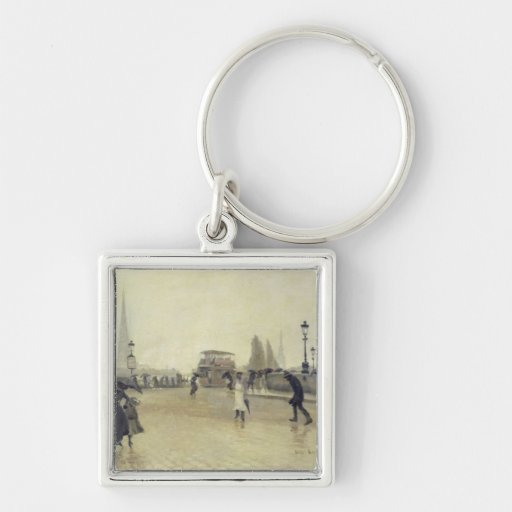 The Pont Corneille, Rouen, 1891 Keychains