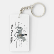 The Pony Rider Acrylic Key Chains