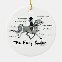 The Pony Rider Christmas Tree Ornaments