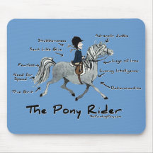 The Pony Rider Mousepad