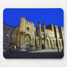 The Pope's Palace in Avignon at sunset. Built 2 Mouse Pads