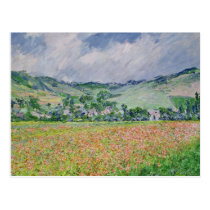 The Poppy Field near Giverny, 1885 postcards