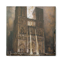 The Populace Besieging Notre-Dame magnets