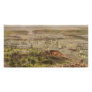 The Port of New York Bird's Eye View in 1872 Photo Cards