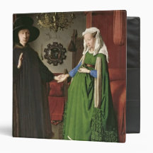 The Portrait of Giovanni Arnolfini 3 Ring Binders