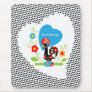 The Portuguese Rooster of Luck Mousepads