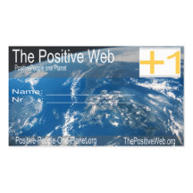 The Positive Web - Card Business Card