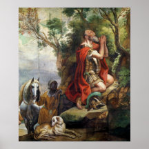 The Prayer of Gideon, cartoon for a tapestry Print