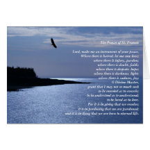 The Prayer of St. Francis Greeting Card