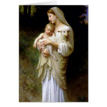 The Precious Lamb of God - w/message Greeting Card
