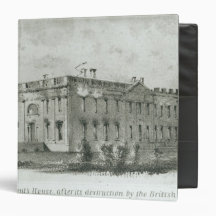 The President's House After its Destruction Vinyl Binder