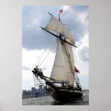 The Pride of Baltimore, a privateer vessel Poster