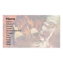 The Prima Ballerina (Rosita Mauri) By Edgar Degas Business Cards