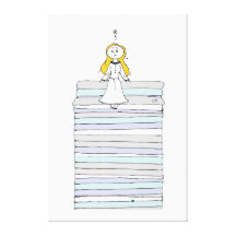 The Princess and The Pea Gallery Wrapped Canvas