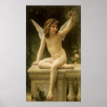 The Prisoner, Bouguereau, Vintage Victorian Angel Posters