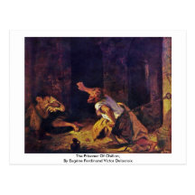 The Prisoner Of Chillon Post Card