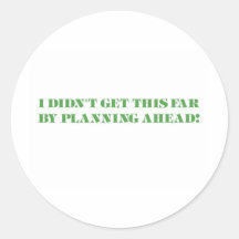 The Procrastinator Sticker