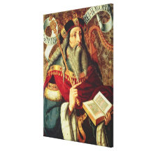 The Prophet David Stretched Canvas Print