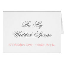 " The Proposal Card "