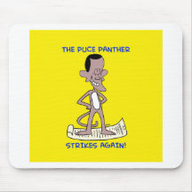 The Puce Panther Strikes again Mouse Mats