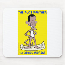 The Puce Panther Strikes again Mouse Mats