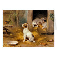 The Puppies Greeting Cards