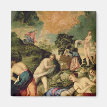 The Purification of the Midianite Virgins Refrigerator Magnets