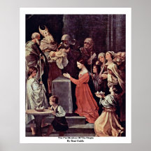 The Purification Of The Virgin By Reni Guido Print