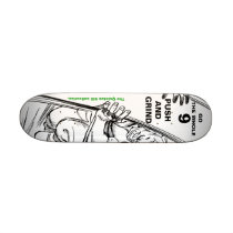 The QSIX PUSH AND GRIND Skateboard