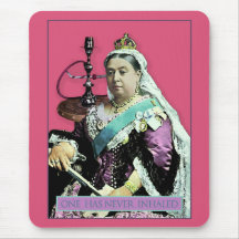 The Queen and the Hookah Mousepad