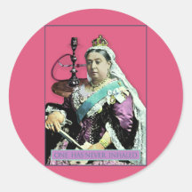 The Queen and the Hookah Sticker