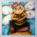 The Queen B of The Hive Print