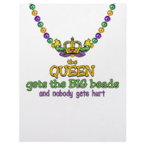 The Queen gets the BIG beads Letterhead Design